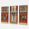 Designart - Red Facade of Shop In Paris II - French Country Canvas Wall Art Print